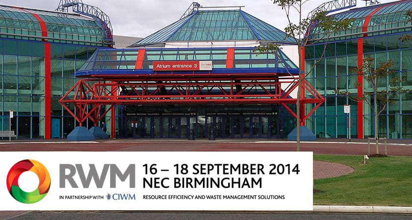We are exhibiting at RWM 2014