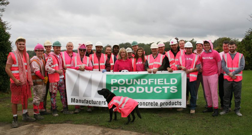 Poundfield goes pink