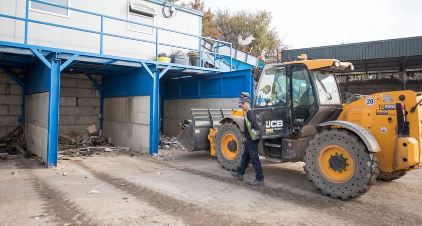 State-of-the-art waste transfer station