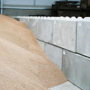 Grain storage bays