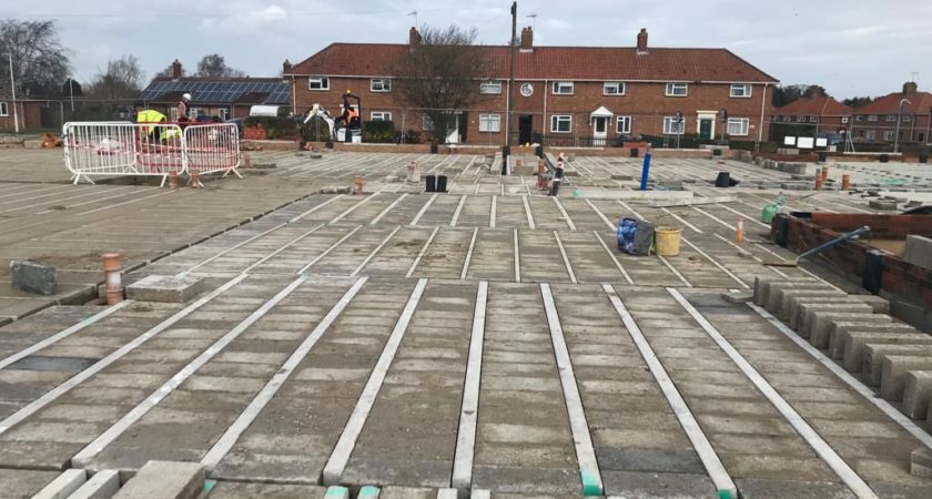 1200 m2 of beam and block flooring supplied to DAB Group