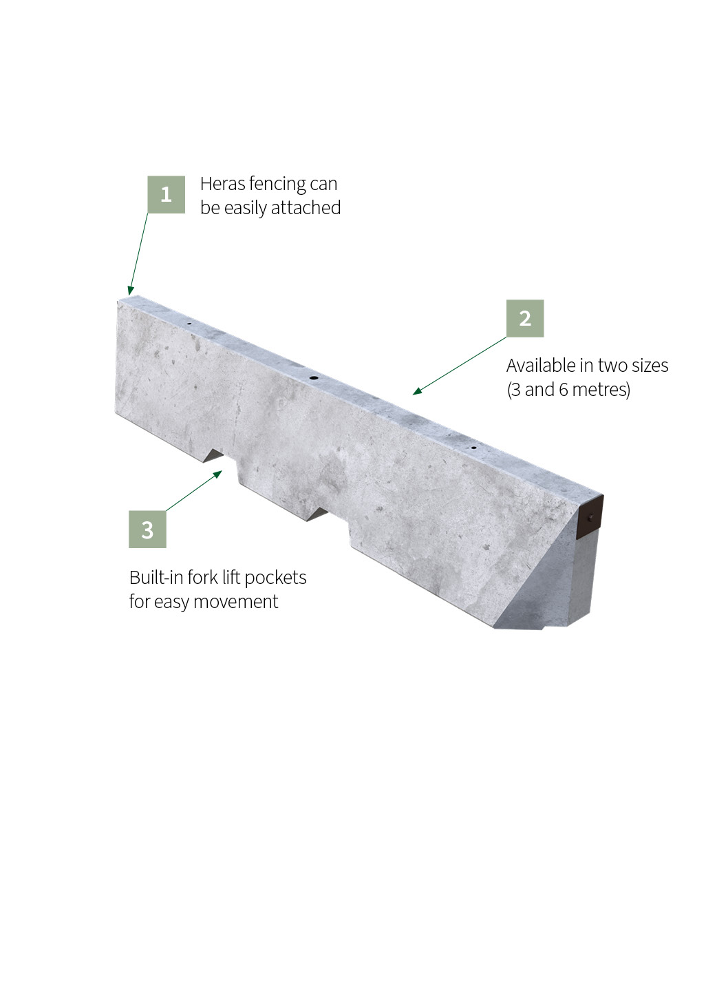 Alfastop® precast concrete security barriers