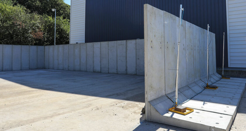 Retaining walls for High Heavens Waste Transfer Station, Booker, High Wycombe